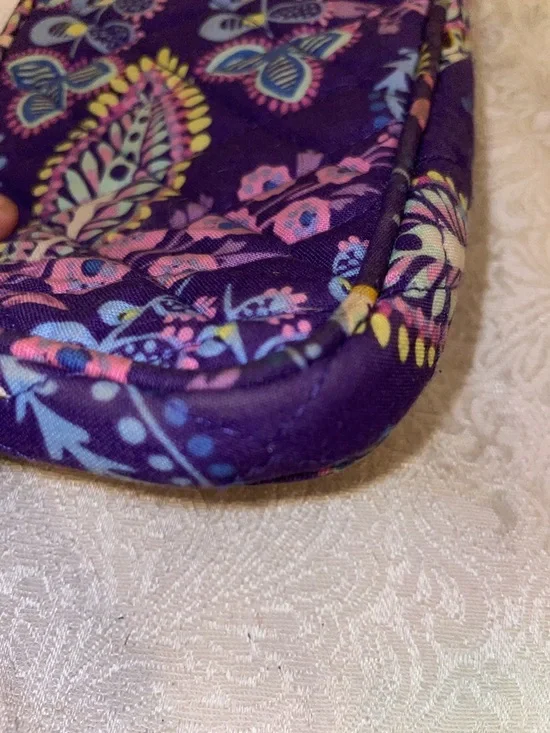 Vera Bradley Floral Wristlet Wallet - Purple - Picture 10 of 16